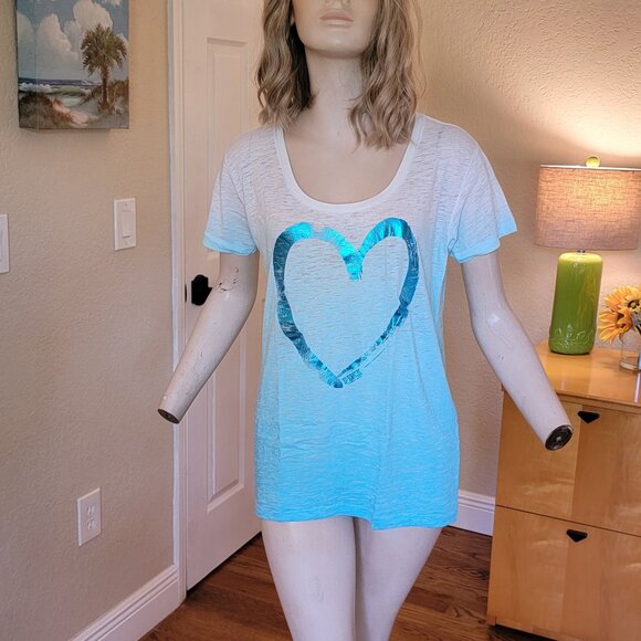Victoria's Secret Ombre Tee T-Shirt Size M Medium EXC - Picture 2 of 6